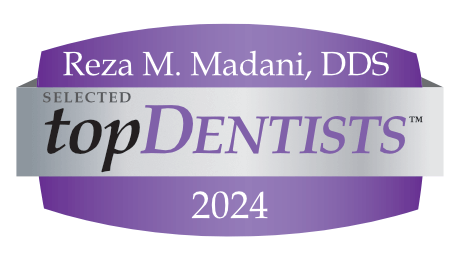 Top Dentist award 2024 Reza M. Madani, DDS